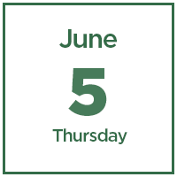 Thursday, June 5